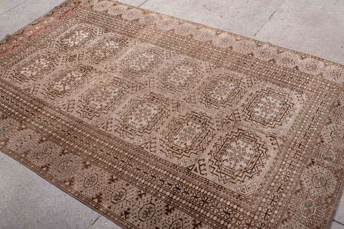 Antique Afghan Area Rug (5' x 8')